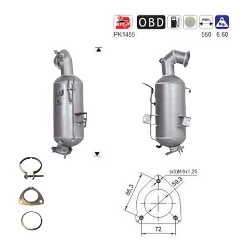 Dpf dieselpartikelfilter neu - dieselpartikelfilter,